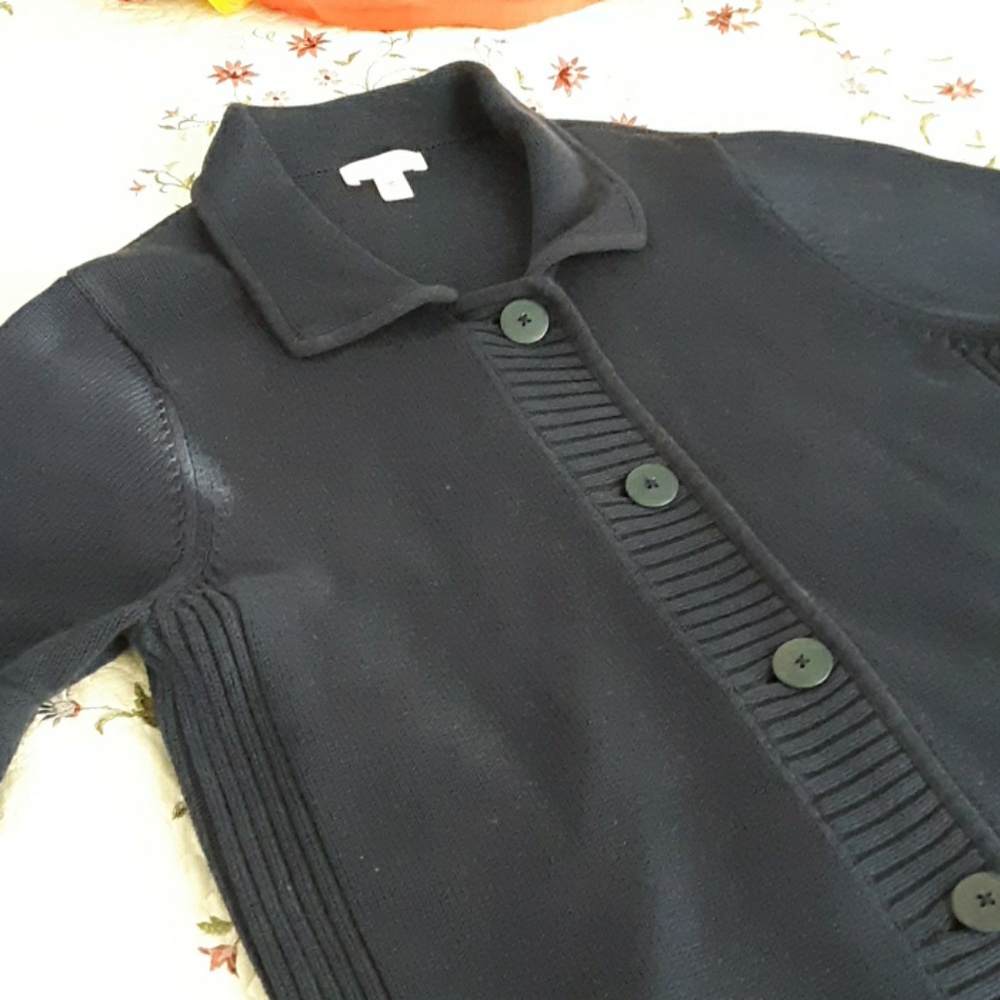 Coldwater Creek navy blue sweater